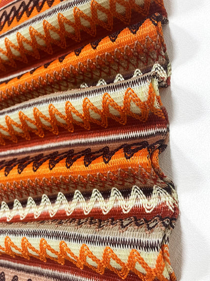 Chevron Backless Split Hem Tank Dresses for Women, Boho Chic Sleeveless Scoop Neck Long Dress for Beach Holiday Vacation, Dress