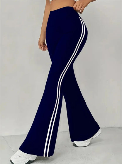 Women's Slim Casual Flare Pants Hight Waist Fashin Micro Pull Trousers Female Outfit Pant Street
