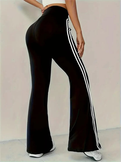 Women's Slim Casual Flare Pants Hight Waist Fashin Micro Pull Trousers Female Outfit Pant Street
