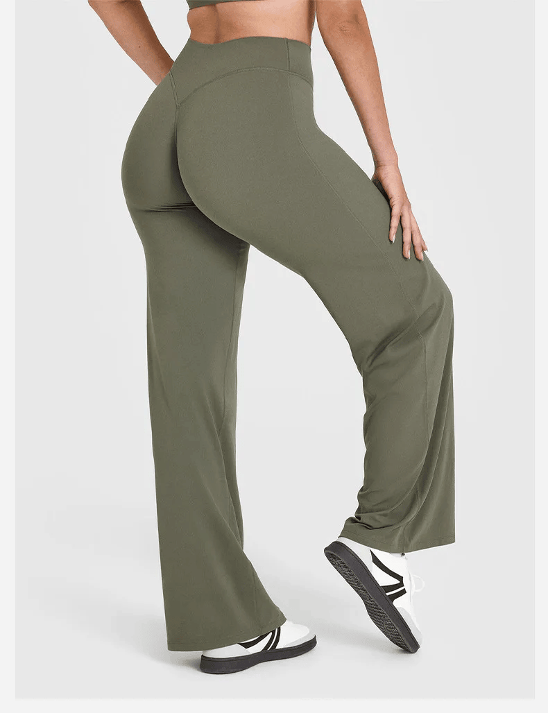 Sports Straight-Leg Pants for Women Without Embarrassment Wide-Leg Pants